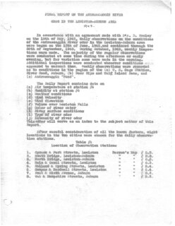 Odor Report (1943)