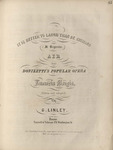 It Is Better to Laugh Than Be Sighing by Gaetano Donizetti