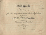 Messe No. 1 in A