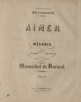 Aimer by Mme. Mennechet de Barival