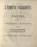 L'epreuve Villageoise by André-Ernest-Modeste Grétry