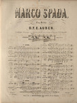 Marco Spada by D. F. E. Auber