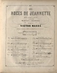 Les Noces de Jeannette (No. 6) by Victor Massé