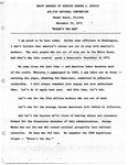 Nixon's the One - Draft Remarks by Senator Edmund S. Muskie at the AFL-CIO National Convention